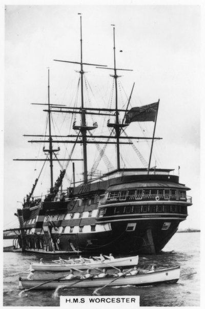 HMS Worcester by Unbekannt