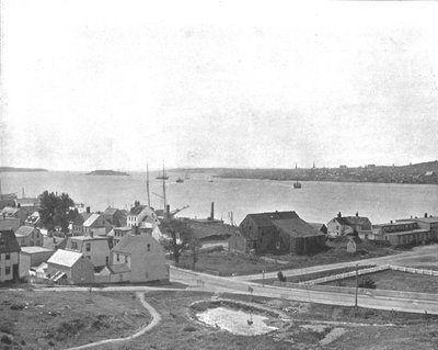 Halifax Harbour, Nova Scotia, from Dartmouth, Canada, c1900 by Unbekannt