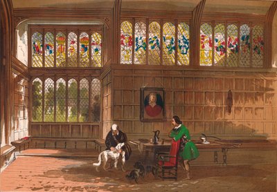Hall at Ockwells, Berkshire, 1845 by Unbekannt