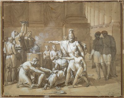 Hannibal Swearing Eternal Enmity Toward Rome, c. 1808 by Unbekannt