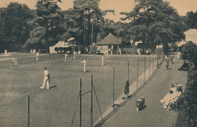 Hard Tennis Courts, Upper Gardens by Unbekannt