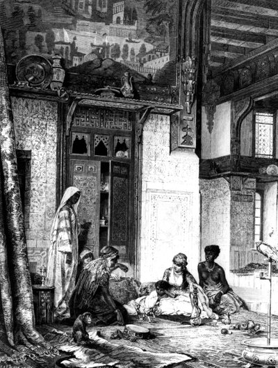 Harem in a Caliph Mansion by Unbekannt