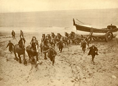 Hauling the Lifeboat by Unbekannt