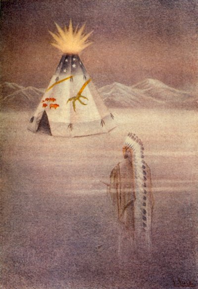 He described a great teepee by Unbekannt