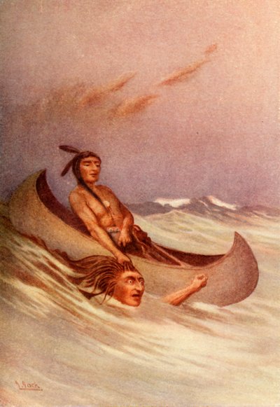 He Seized Hold of the Hair by Unbekannt