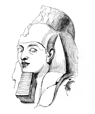 Head of Rameses, 1848 by Unbekannt