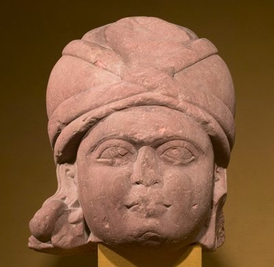 Head of a Yaksha by Unbekannt