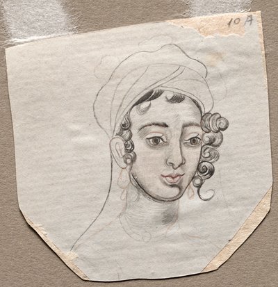 Head of a Young Man by Unbekannt