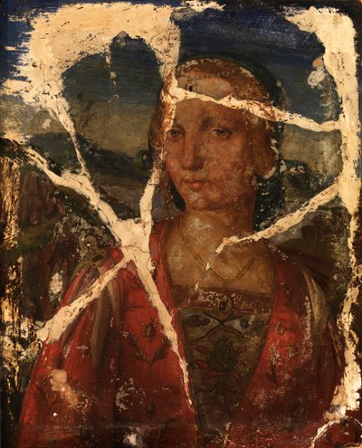 Head of a Young Woman by Unbekannt