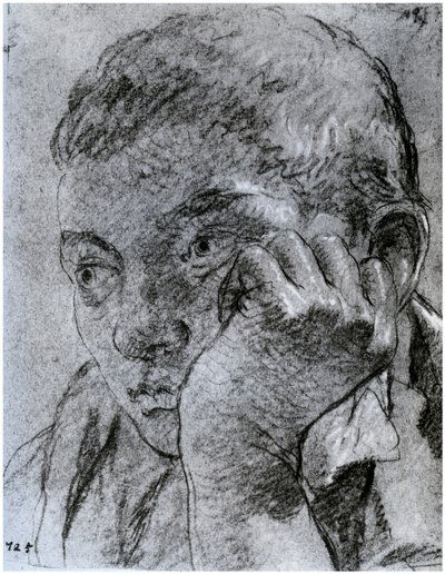 Head of a Youth by Unbekannt