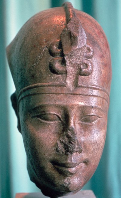 Head of the Pharaoh Teos by Unbekannt