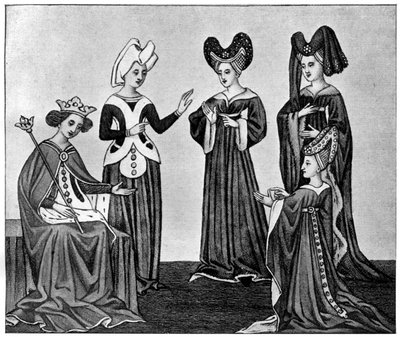 Heart-shaped Headdresses, 15th Century by Unbekannt