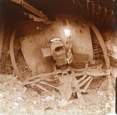 Heavy Artillery, Somme, Northern France by Unbekannt