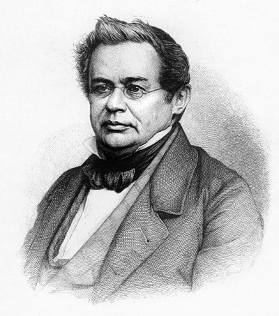 Heinrich Friedrich Emil Lenz, Russian-German physicist, 19th century by Unbekannt