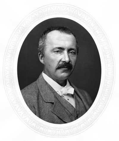Heinrich Schliemann, German archaeologist, 1877 by Unbekannt