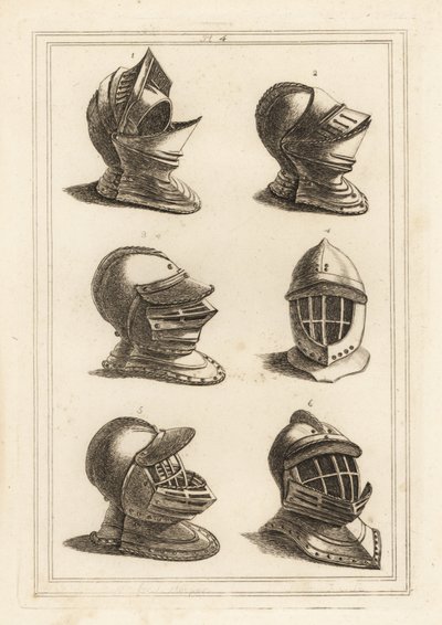 Helmets from the Tower of London by Unbekannt