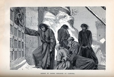Henry IV Doing Penance at Canossa, 1882 by Unbekannt
