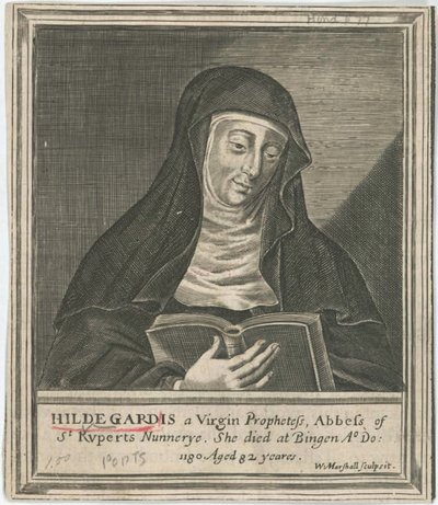 Hildegard of Bingen by Unbekannt