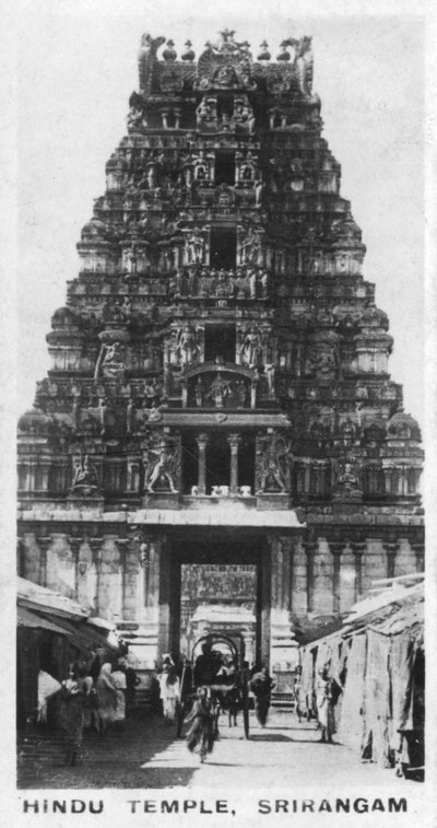 Hindu Temple, Srirangam, India, c1925 by Unbekannt