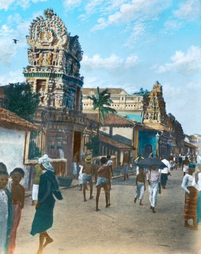 Hindu Temple in the Pettah, Colombo, Ceylon by Unbekannt