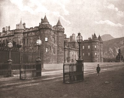 Holyroodhouse, Edinburgh, Scotland, 1894 by Unbekannt