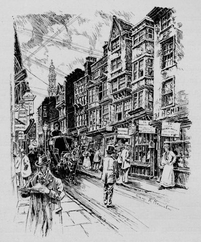 Holywell Street, Westminster, London by Unbekannt
