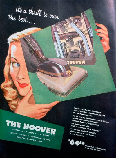 Hoover Advert by Unbekannt