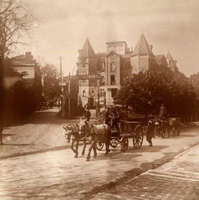 Horse-Drawn Ambulance, Belgium, c1914-c1918 by Unbekannt