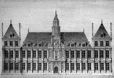 Hotel de Ville, Reims, France by Unbekannt