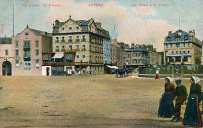 Hotels in St Helier, Jersey, c1907 by Unbekannt