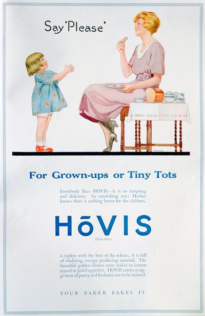 Hovis bread advert, 1921 by Unbekannt
