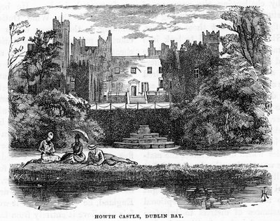Howth Castle, Dublin Bay by Unbekannt