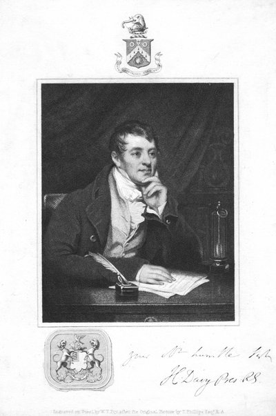 Humphry Davy, English Chemist by Unbekannt