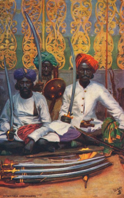 Hyderabad Arms Sellers by Unbekannt