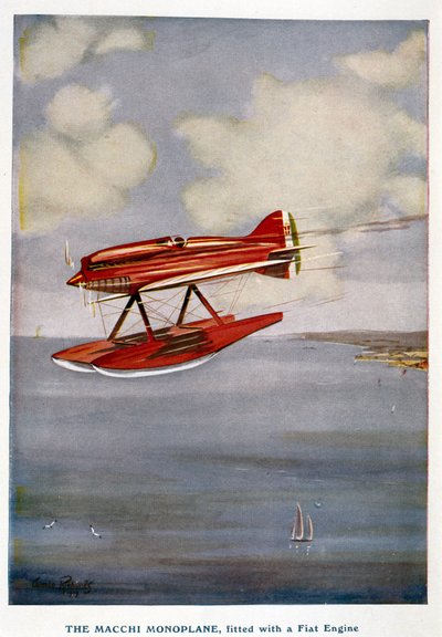 Macchi monoplane seaplane, Schneider Trophy, September 1929 by Unbekannt
