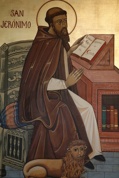 Icon Depicting San Jeronimo, Madrid, Spain by Unbekannt