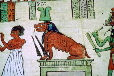 Image of the Egyptian deity Ammit by Unbekannt