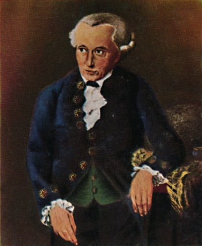 Immanuel Kant 1724-1804 - Painting by Döbler, 1934 by Unbekannt