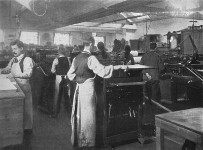 In the Machine Room, 1916 by Unbekannt