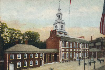 Independence Hall, Philadelphia, Pennsylvania, USA by Unbekannt