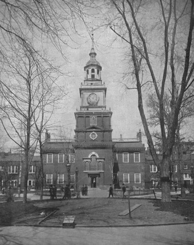 Independence Hall, Philadelphia, USA, c1900 by Unbekannt