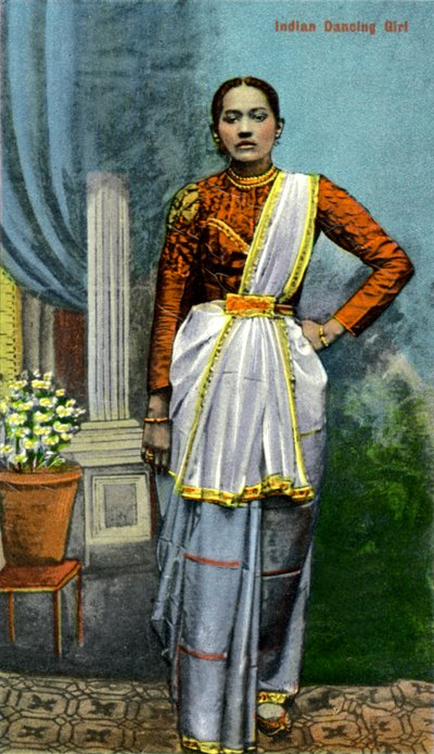 Indian Dancing Girl, India by Unbekannt