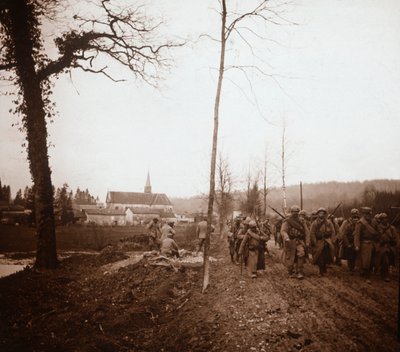 Infantry, Genicourt, northern France by Unbekannt