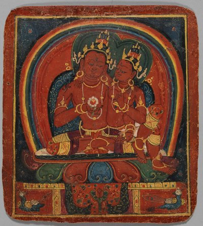 Initiation Card Tsakalis: Amitabha, early 15th century by Unbekannt