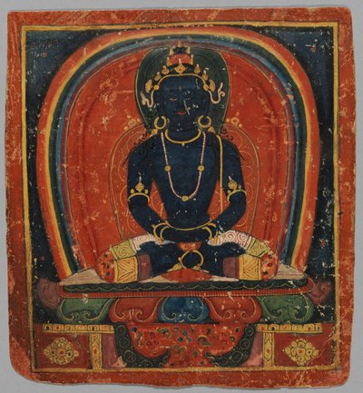 Initiation Card Tsakalis: Samanthabhandra, early 15th century by Unbekannt
