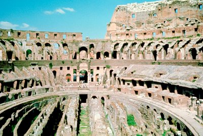Inside the Colosseum, Rome, Italy by Unbekannt
