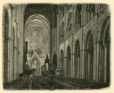 Interior of Chichester Cathedral, Looking East, 1898 by Unbekannt
