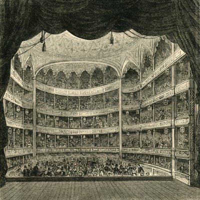 Interior of Drury Lane Theatre by Unbekannt