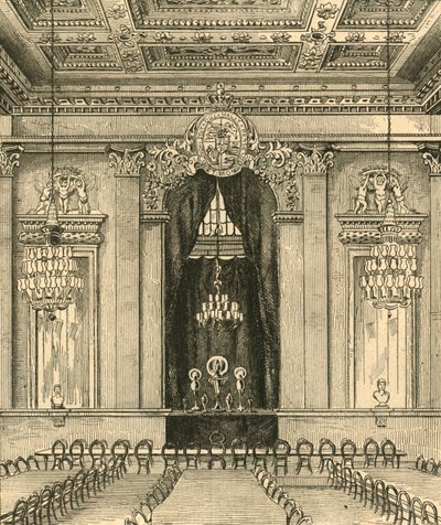 Interior of Goldsmiths Hall, 1876, 1897 by Unbekannt