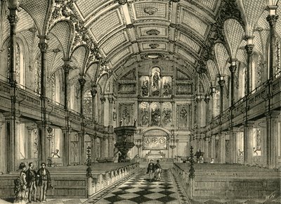 Interior of St. Andrews Church by Unbekannt